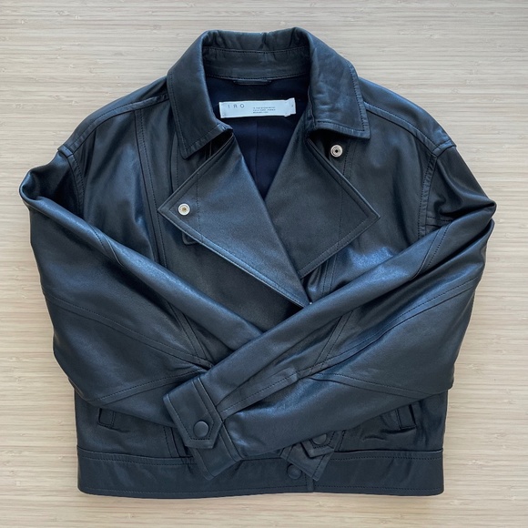 IRO Alkal Cropped Leather Jacket - Picture 11 of 11
